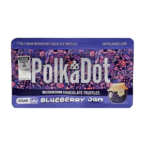 Blueberry Jam Polkadot Mushroom Chocolate Truffles