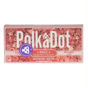 Raspberry PolkaDot Chocolate Bar